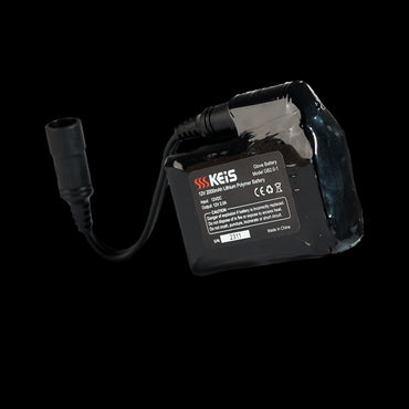 Keis 4000mAh 12V Gloves Battery Set with Multinational Charger